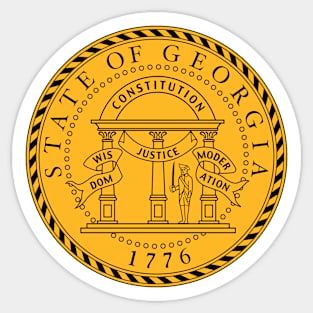 Georgia state Coat of Arms Sticker